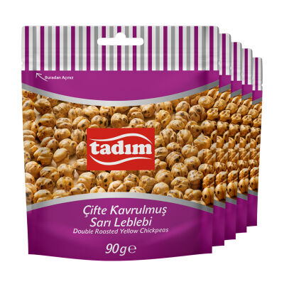 Çifte Kavrulmuş Sarı Leblebi 5 x 90 gr 5 x 90 gr
