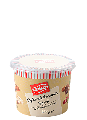 Çiğ Karışık Kuruyemiş Naturel Kap