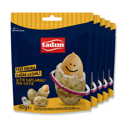 Ekşi Kaplamalı Yer Fıstığı 5 x 60 gr 5 x 60 gr