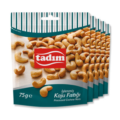 İşlenmiş Kaju Fıstığı 5 x 75 gr 5 x 75 gr