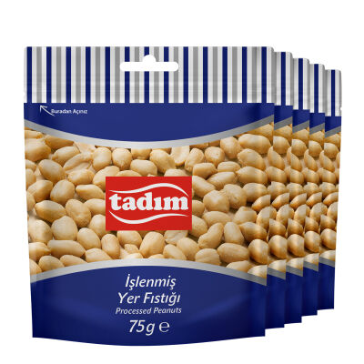 İşlenmiş Yer Fıstığı 5 x 75 gr 5 x 75 gr