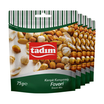 Karışık Kuruyemiş Favori 5 x 75 gr 5 x 75 gr