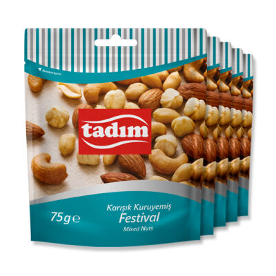 Karışık Kuruyemiş Festival 5 x 75 gr 5 x 75 gr