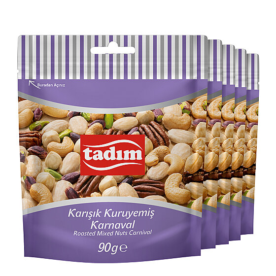 Karışık Kuruyemiş Karnaval 5 x 90 gr - 1