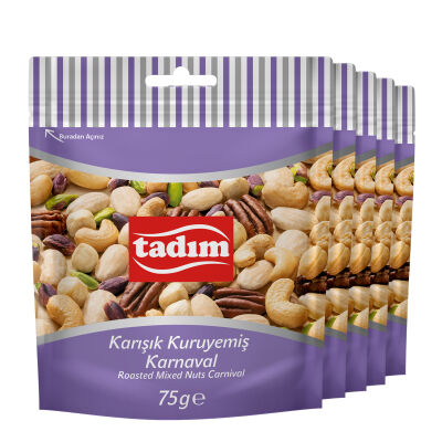 Karışık Kuruyemiş Karnaval 5 x 75 gr 5 x 75 gr