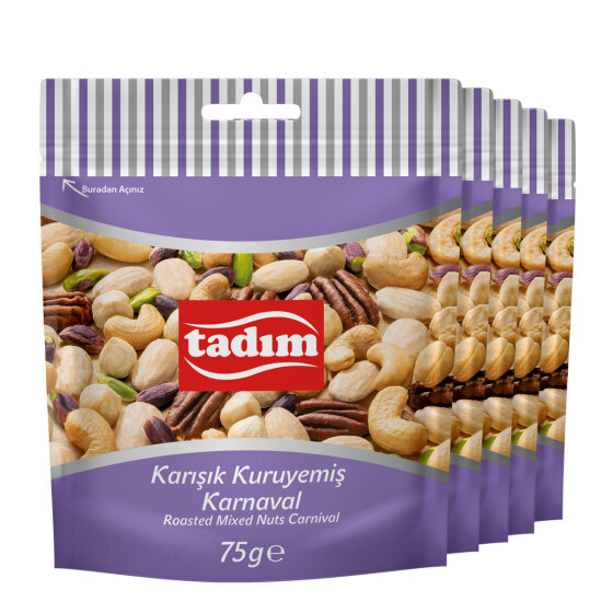 Karışık Kuruyemiş Karnaval 5 x 75 gr - 1