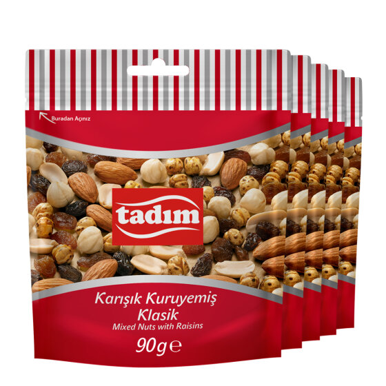 Karışık Kuruyemiş Klasik 5 x 90 gr - 1