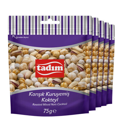 Karışık Kuruyemiş Kokteyl 5 x 75 gr 5 x 75 gr