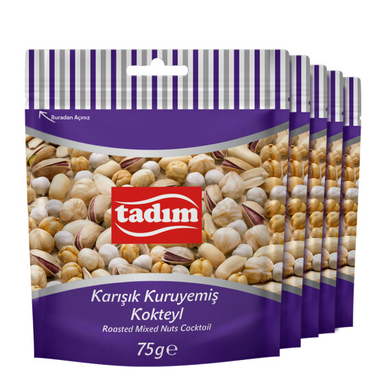 Karışık Kuruyemiş Kokteyl 5 x 75 gr - 1