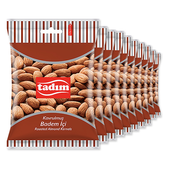 Kavrulmuş Badem İçi 10 x 45 gr - 1