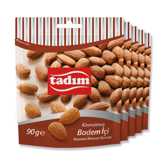 Kavrulmuş Badem İçi 5 x 90 gr - 1