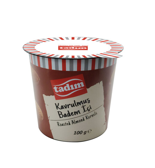 Kavrulmuş Badem İçi Kap 12 x 100 gr - 1