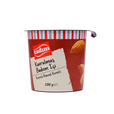 Kavrulmuş Badem İçi Kap 12 x 100 gr - 