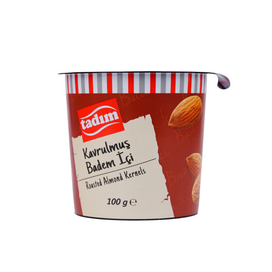 Kavrulmuş Badem İçi Kap 12 x 100 gr - 1