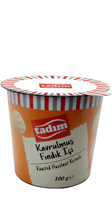 Kavrulmuş Fındık İçi Kap 12 x 100 gr - 1