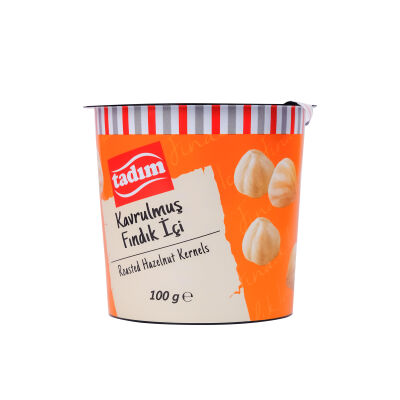 Kavrulmuş Fındık İçi Kap 12 x 100 gr - 