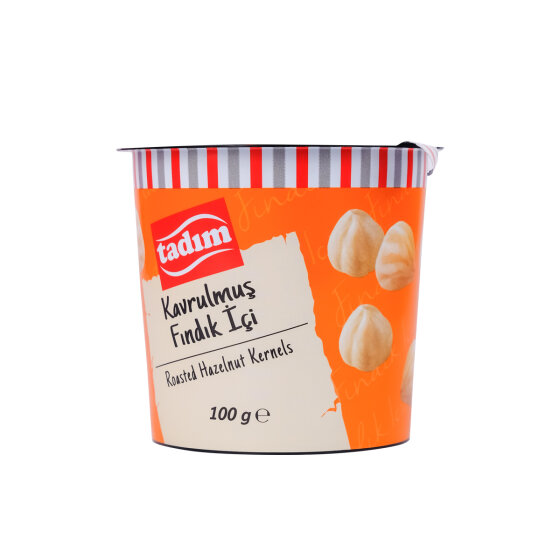 Kavrulmuş Fındık İçi Kap 12 x 100 gr - 1