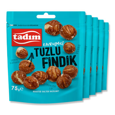 Kavrulmuş Tuzlu Fındık 5 x 75 gr 5 x 75 gr