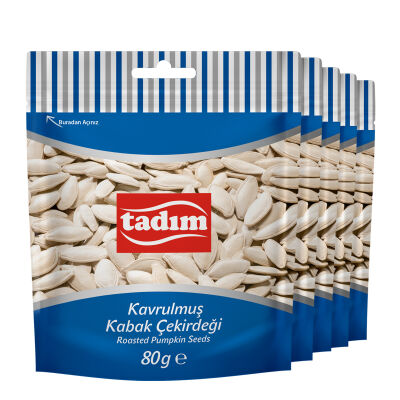 Kavrulmuş Kabak Çekirdeği 5 x 80 gr 5 x 80 gr