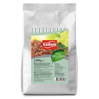 Sultaniye Kuru Üzüm Kiloluk 1500 gr