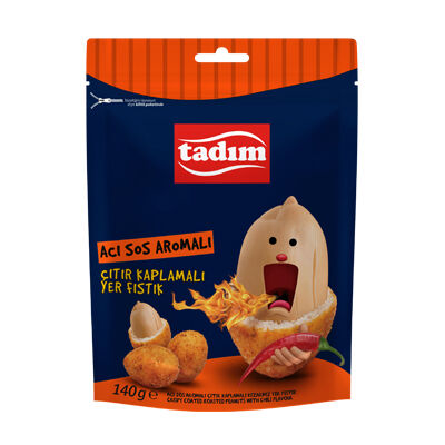 Acı Sos Kaplamalı Yer Fıstığı 140 gr